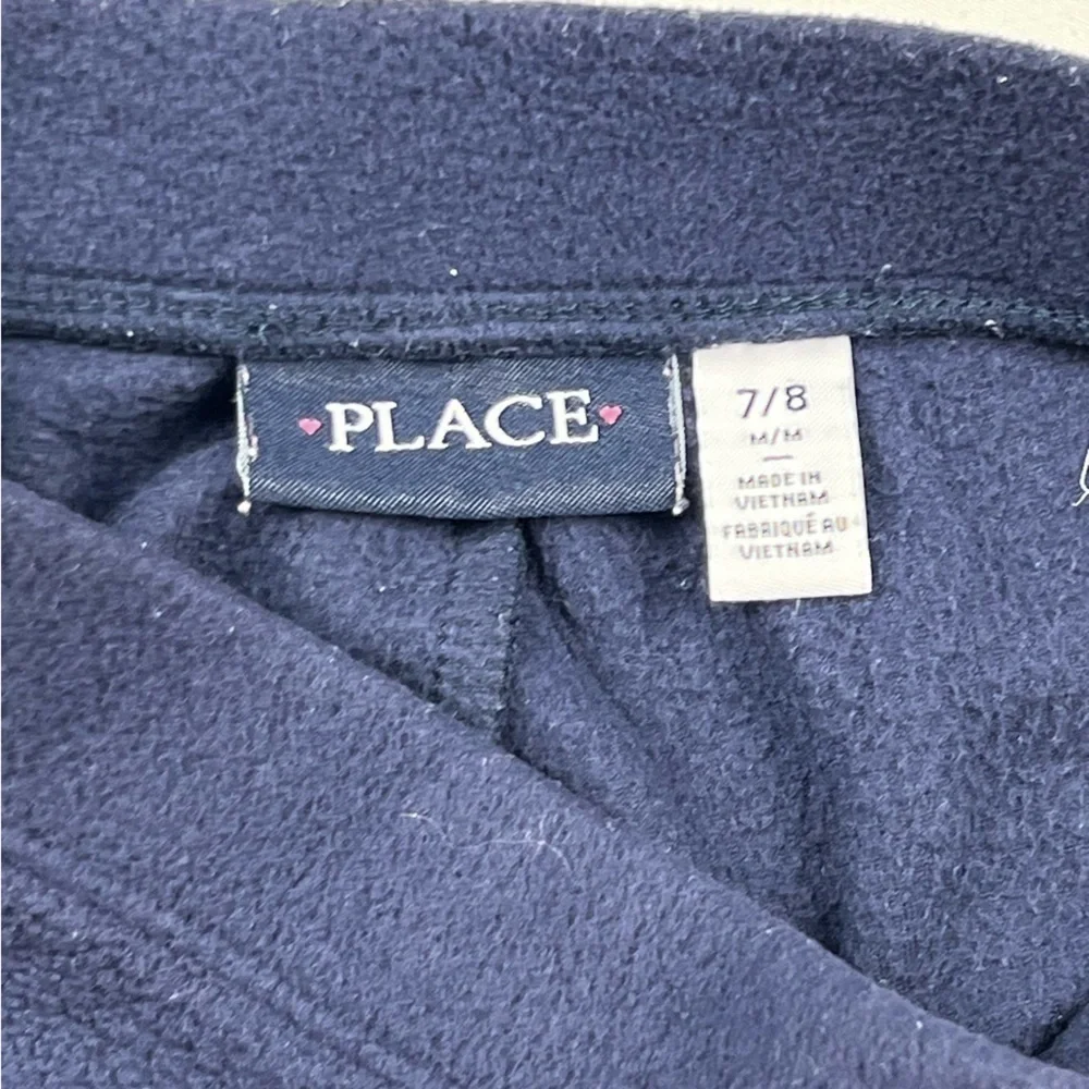 The Children’s Place - Girl’s Fleece Pants - Navy - Size 7/8 - Medium
